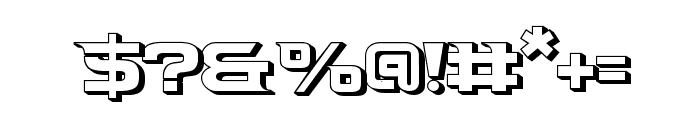 Energize-Regularextrude Font OTHER CHARS