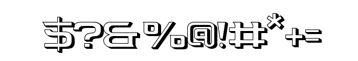 Energize-Thinextrude Font OTHER CHARS