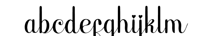 Enfiyali Alovelly Font LOWERCASE