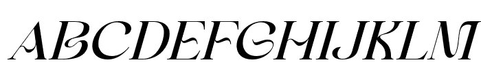 Engage-Italic Font UPPERCASE