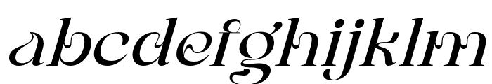 Engage-Italic Font LOWERCASE