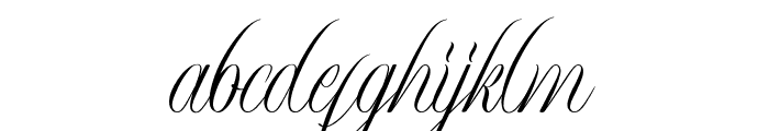 Engagement Time Font LOWERCASE