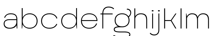 Engobe Thin Font LOWERCASE