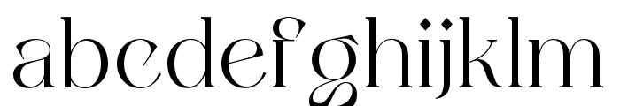 Engravity-Regular Font LOWERCASE