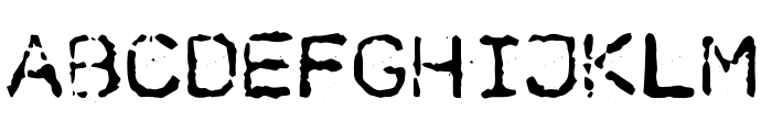 Enigma Sans Font UPPERCASE