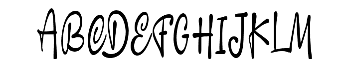 EnigmaticCopenhagen-Regular Font UPPERCASE