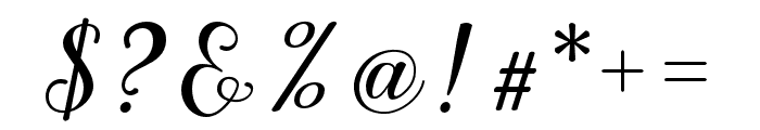 Enkeyla Script  Font OTHER CHARS