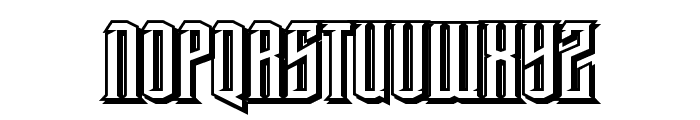 Enraged Shadow A FD Font LOWERCASE