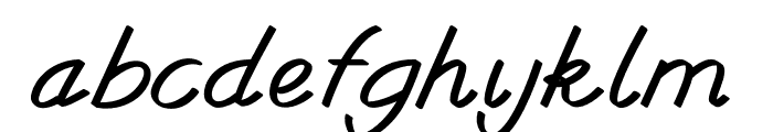 Ente Italic Font LOWERCASE