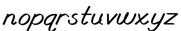 Ente Italic Font LOWERCASE