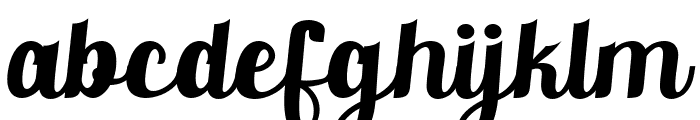 Enthusiastic Font LOWERCASE