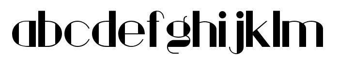 Entork-Regular Font LOWERCASE