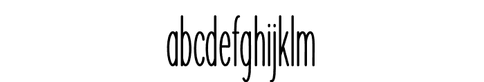 Enuy Condensed Font LOWERCASE