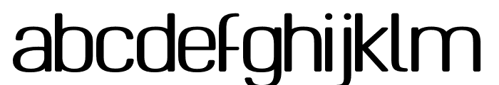 Enzik Regular Font LOWERCASE