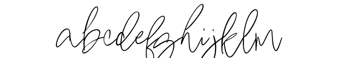 EpileaSignature-Regular Font LOWERCASE