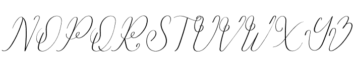 Eqoaby Italic Font UPPERCASE