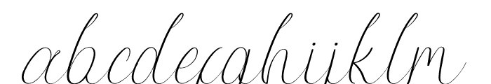 Eqoaby Italic Font LOWERCASE