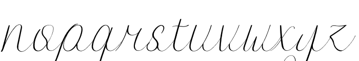 Eqoaby Italic Font LOWERCASE