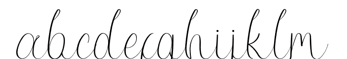 Eqoaby Font LOWERCASE