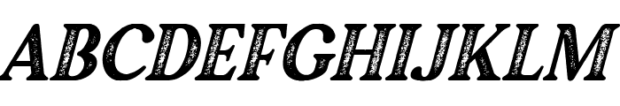 Erangel Rough Italic Font UPPERCASE