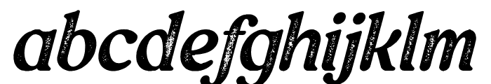 Erangel Rough Italic Font LOWERCASE