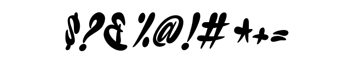 Erascen-Italic Font OTHER CHARS