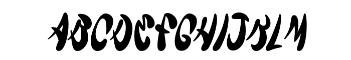 Erascen-Italic Font UPPERCASE