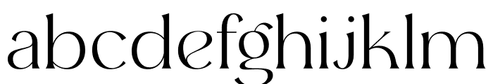 Ergisa Font LOWERCASE