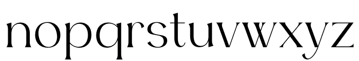 Ergisa Font LOWERCASE