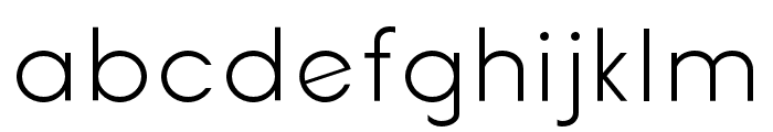 Erigo Extra Light Font LOWERCASE