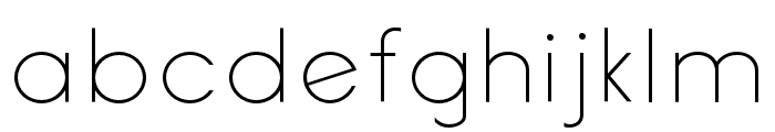 Erigo Thin Font LOWERCASE