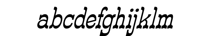 Erikoji Italic Font LOWERCASE