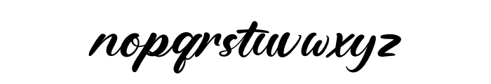 Eris Script Font LOWERCASE