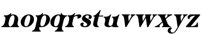 Eriskaw Italic Font LOWERCASE