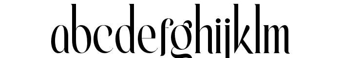 ErlanggaRegular Font LOWERCASE