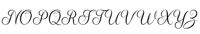 Erliana Regular Font UPPERCASE