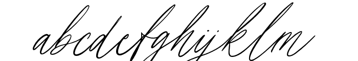 ErlinkaHillary-Regular Font LOWERCASE