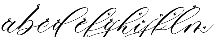 Ermin Sweet Love Font LOWERCASE