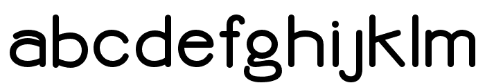 Escato-Round Bold Font LOWERCASE