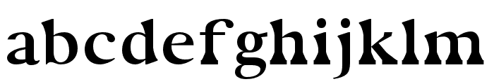Eschip regular Font LOWERCASE
