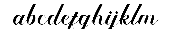Eshtin Script Regular Font LOWERCASE