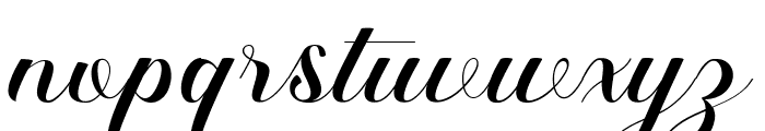 Eshtin Script Regular Font LOWERCASE