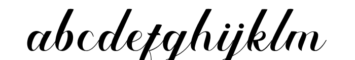 EshtinScript-Regular Font LOWERCASE