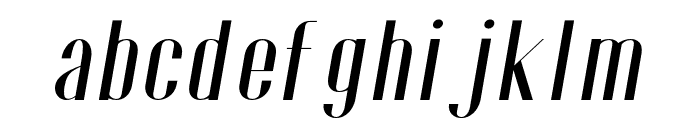 Espoir Italic Font LOWERCASE