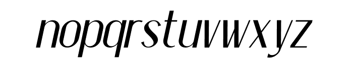 Essentials Italic Font LOWERCASE