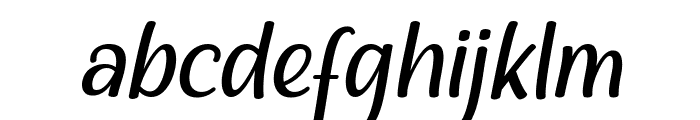 Establessed Italic Font LOWERCASE