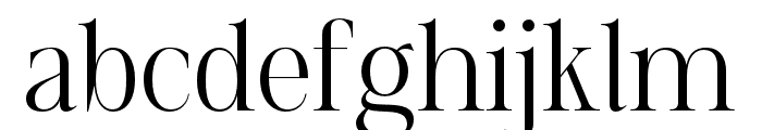 Established-Regular Font LOWERCASE