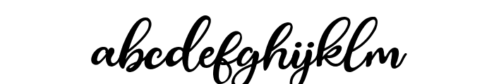Estephany Script Italic Font LOWERCASE