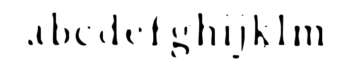 Esther-Exhaust Font LOWERCASE