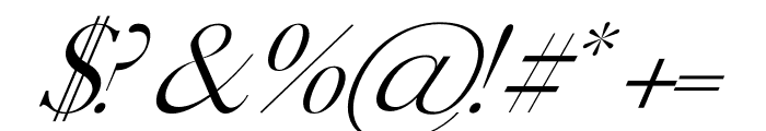Esther Extra Italic Font OTHER CHARS